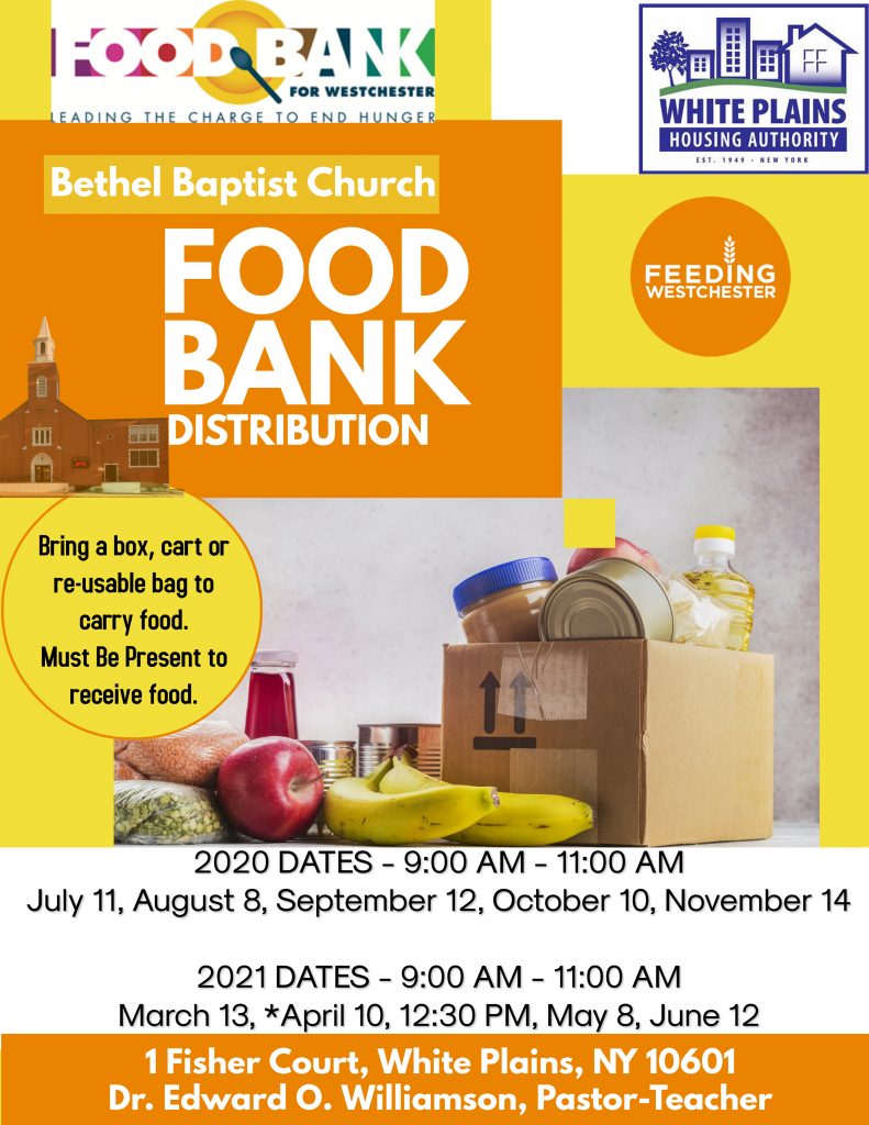 Bethels Food Distribution – Bethel Baptist Church