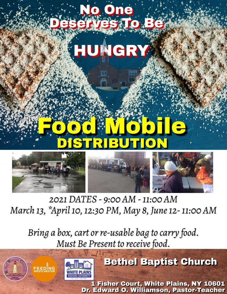 Food Bank Distribution – Bethel Baptist Church