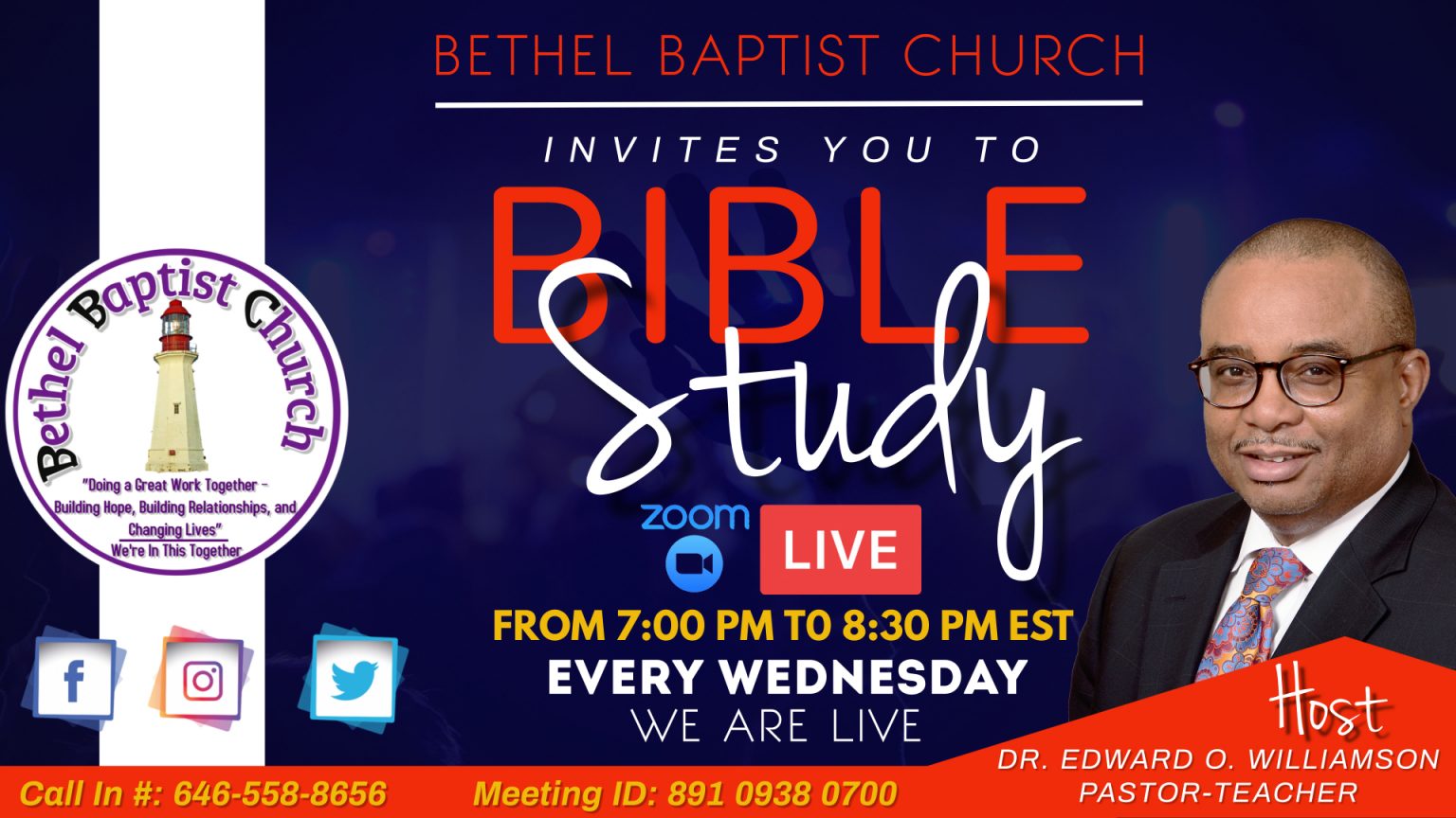 Bible Study – Bethel Baptist Church